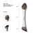 Pincel de Contorno/Bronzer Morphe M240 Dual-Ended Cream & Powder Sculpt Brush - Imagem 2