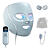 Máscara Facial de LED Shark Beauty CryoGlow Red Blue & Infrared iQLED Face Mask & Under Eye Cooling | Blue - Imagem 1