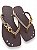 Havaianas Personalizada Com Fivela Infinito E Strass café - Imagem 3