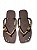 Havaianas Personalizada Com Fivela Infinito E Strass café - Imagem 1