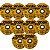 Discos De Corte Vonder 10 Unidades 115 X 1 X 22,33MM Modelo DCV Com 2 Telas Grão 60 Excelente Qualidade Original - Imagem 1