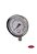 MANÔMETRO RETO 62MM ESCALA 200PSI X 14KGF TOTAL INOX - Imagem 1
