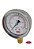 MANOMETRO RETO 62MM 150PSI X 10KG ROSCA ¼ CAIXA INOX - Imagem 1