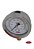 MANOMETRO RETO 62MM 450PSI X 30KG ROSCA ¼ CAIXA INOX - Imagem 1