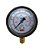 MANOMETRO RETO 62MM 600PSI X 40KG ROSCA ¼ CAIXA INOX - Imagem 1