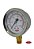 MANOMETRO RETO 62MM 1000PSI X 70KG ROSCA ¼ CAIXA INOX - Imagem 1