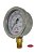 MANOMETRO RETO 62MM 6000PSI X 400KG ROSCA ¼ CAIXA INOX - Imagem 1