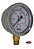MANOMETRO RETO 62MM 15000PSI X 1000KG ROSCA ¼ CAIXA INOX - Imagem 1