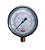 MANOMETRO RETO 100MM 60PSI X 4KG ROSCA 1/2 CAIXA INOX - Imagem 1