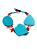 Pulseira chapa howlita - Imagem 1