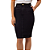 Saia jeans tradicional black 55 cm Laura Rosa - Imagem 3
