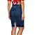 Saia jeans lápis com faixa Laura Rosa - Imagem 4