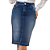 Saia jeans tradicional 62 cm Laura Rosa - Imagem 3