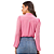 Camisa feminina manga longa chiffon Laura Rosa - Imagem 2