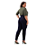 Calça feminina jeans skinny chapa barriga plus size Lunender - Imagem 2