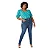 Calça feminina plus size jeans skinny Malwee - Imagem 2