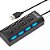 Hub Usb 4 Portas Usb 2.0 Pendrive Tv Mouse Teclado Adaptador - Imagem 1