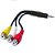 Cabo Adaptador P2 3.5Mm Macho X 3 Rca Femea Audio Estereo - Imagem 1