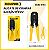 ALICATE DE CRIMPAR RJ45-RJ11-RJ12 BOM-1703 - Imagem 1