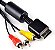 Cabo Av Rca Audio E Video Playstation Ps1 Ps2 E Ps3 - Imagem 2