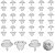 Kit 40 Presilha Fixador Parachoque Ford Ka 1997/2007 - Imagem 1