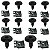 Kit 20 Pcs Presilha Parachoque Parabarro Fiat Marea 1999/2007 - Imagem 3