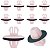 Kit 10 Presilha Friso Moldura Paralama Chevrolet GM Tracker 2001/2009 - Imagem 1