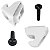 2 Grampo Presilha Suporte Quebra Sol Chevrolet GM Cobalt 2016/2020 - Imagem 2
