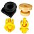 Kit 3 Bucha Presilha Ponta Haste Capo Volkswagen Spacefox 2004/2020 - Imagem 2