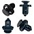 10 Presilha Protetor Inferior C/ Trava Metal  Honda Accord 2006/2012 - Imagem 2