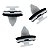 Kit 10 Presilha Friso Aerofolio Tampa Traseira Honda Fit 2009/2015 - Imagem 4