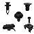 Kit 25 Pcs Grampo Presilha Parabarro Toyota Sw4 2005/2010 - Imagem 2