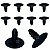 10 Presilha Grampo Forro Porta Mala Toyota Corolla 1997/2008 - Imagem 1