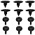 Kit 12 Grampo Presilha Parabarro Renault Scenic 1999/2010 - Imagem 3