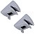 2 Presilha Suporte Quebra Sol Ford Ecosport 2003/2012 - Imagem 3