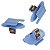 Kit 10 Grampo Coluna Forracao Interna Chevrolet GM Astra 1999/2011 - Imagem 4