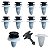Kit 20 Pcs Presilha Coluna Soleira Volkswagen Passat 2009/2019 - Imagem 1