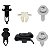 12 Pcs Presilha Parachoque Dianteiro Toyota Corolla 2002/2008 - Imagem 2