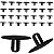 Kit 30 Presilha Forro Capo Ford Mondeo 2000/2007 - Imagem 3