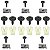 Kit 24 Grampo Fixar Friso Tampa Traseira Chevrolet Montana 2004/2011 - Imagem 1