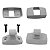 2 Grampo Suporte Quebra Sol Volkswagen Amarok 2010/2020 - Imagem 3