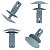 Kit 10 Presilha Teto Caminhão Ford Cargo 1730 2002/2004 - Imagem 2