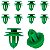 Kit 10 Presilha Grampo Forro Porta Honda Accord 2012/2019 - Imagem 3