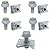 Kit 10 Pcs Parafuso Protetor Carter Renault Duster 2011/2020 - Imagem 1