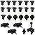Kit 23 Pcs Grampo Presilha Parabarro Toyota Sw4 2011/2015 - Imagem 1