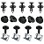 18 Pcs Presilha Parabarro Traseiro Jeep Renegade 2016/2023 - Imagem 3