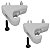 2 Presilha Suporte Quebra Sol Toyota Hilux 2004/2015 - Imagem 1