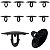 Kit 10 Grampo Manta Capo Toyota Corolla 2002/2008 - Imagem 3
