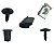 Kit 40 Pcs Grampo Presilha Parabarro Volkswagen Saveiro 1996/2022 - Imagem 4
