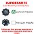 2 Manopla Roldana Regulador Banco Volkswagen Crossfox 2003/2008 - Imagem 2